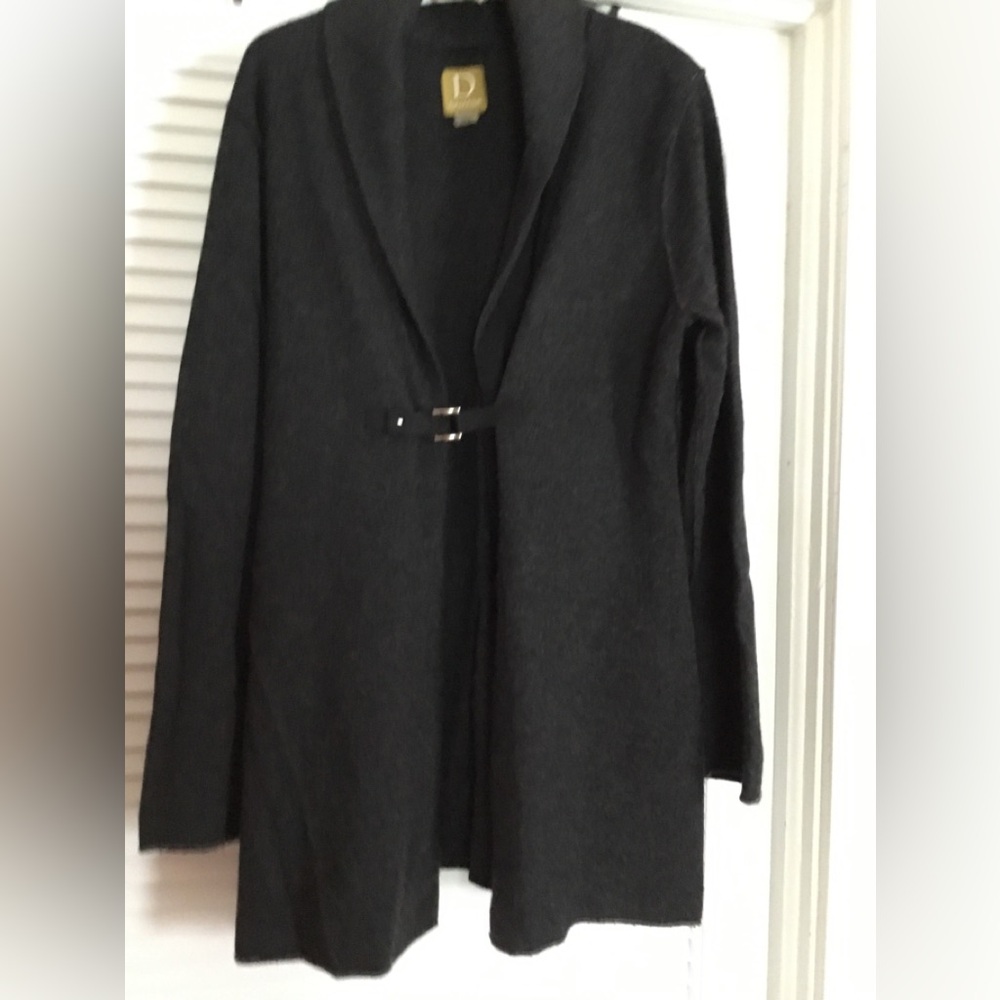 Damask Cashmere blend cardigan large EUC